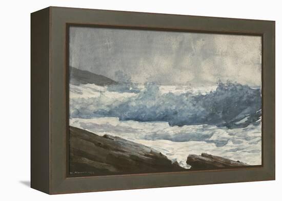 Prout's Neck, Breakers, 1883-Winslow Homer-Framed Premier Image Canvas