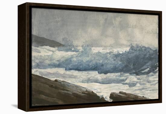 Prout's Neck, Breakers, 1883-Winslow Homer-Framed Premier Image Canvas