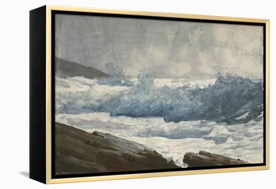 Prout's Neck, Breakers, 1883-Winslow Homer-Framed Premier Image Canvas