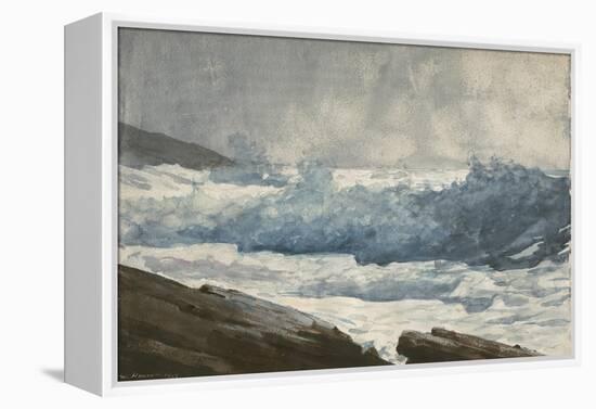 Prout's Neck, Breakers, 1883-Winslow Homer-Framed Premier Image Canvas