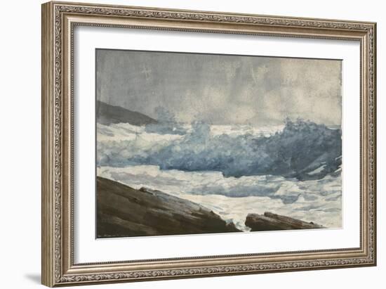 Prout's Neck, Breakers, 1883-Winslow Homer-Framed Giclee Print