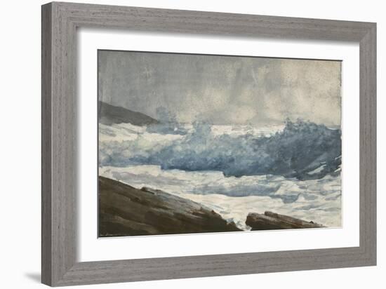 Prout's Neck, Breakers, 1883-Winslow Homer-Framed Giclee Print