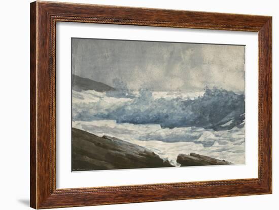 Prout's Neck, Breakers, 1883-Winslow Homer-Framed Giclee Print