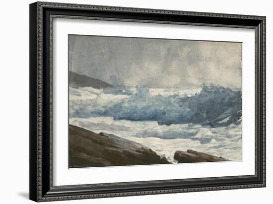 Prout's Neck, Breakers, 1883-Winslow Homer-Framed Giclee Print