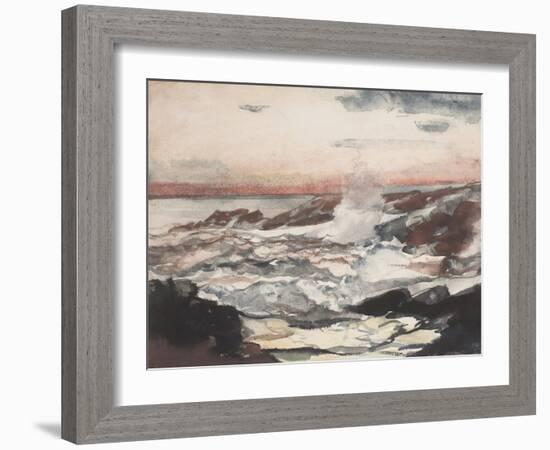 Prouts Neck-Homer Winslow-Framed Giclee Print