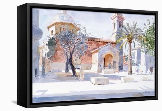 Provencal Church, 1993-Lucy Willis-Framed Premier Image Canvas