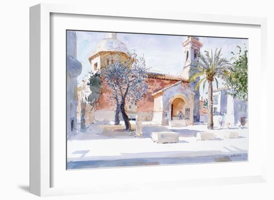 Provencal Church, 1993-Lucy Willis-Framed Giclee Print