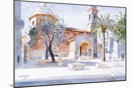 Provencal Church, 1993-Lucy Willis-Mounted Giclee Print