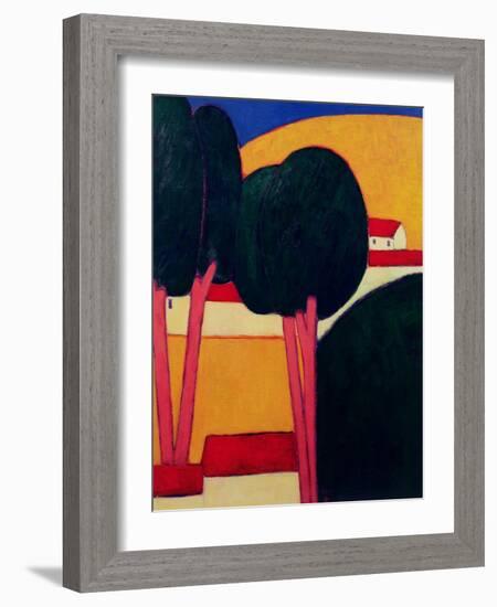 Provencal Farm, 1997-Eithne Donne-Framed Giclee Print