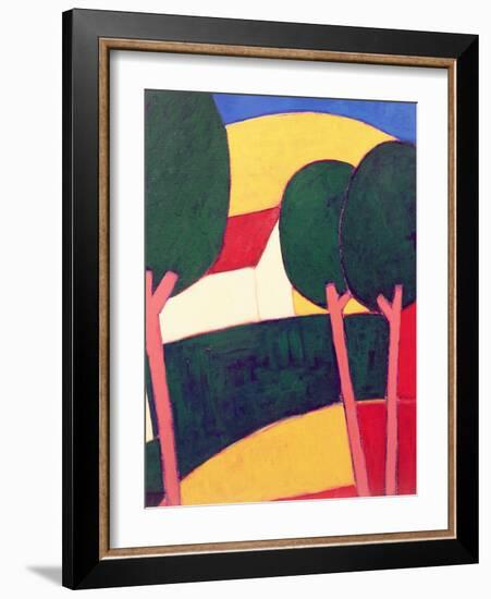 Provencal Paysage, 1997-Eithne Donne-Framed Giclee Print