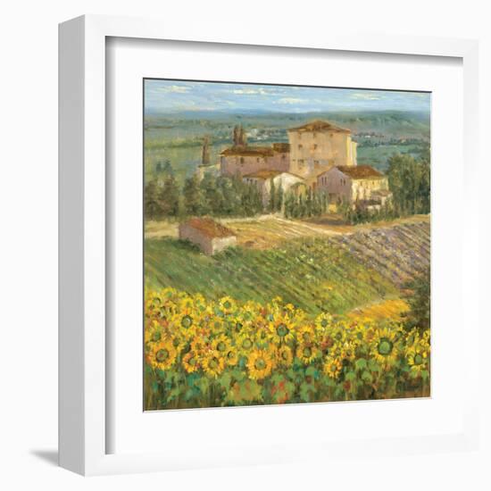 Provencal Village III-Michael Longo-Framed Art Print