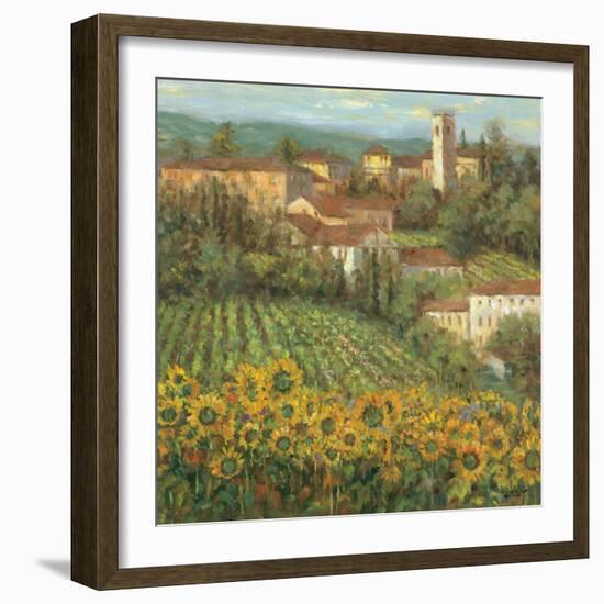 Provencal Village IV-Michael Longo-Framed Art Print