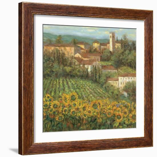 Provencal Village IV-Michael Longo-Framed Art Print