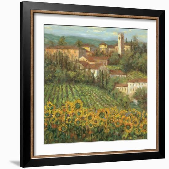 Provencal Village IV-Michael Longo-Framed Art Print