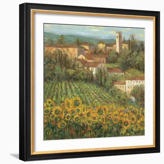 Provencal Village IV-Michael Longo-Framed Art Print