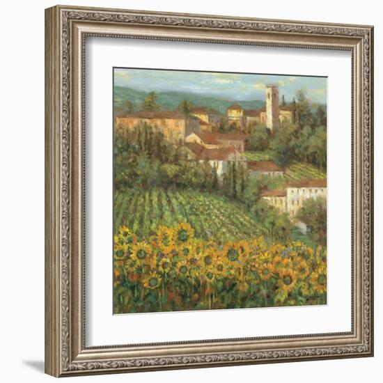 Provencal Village IV-Michael Longo-Framed Art Print