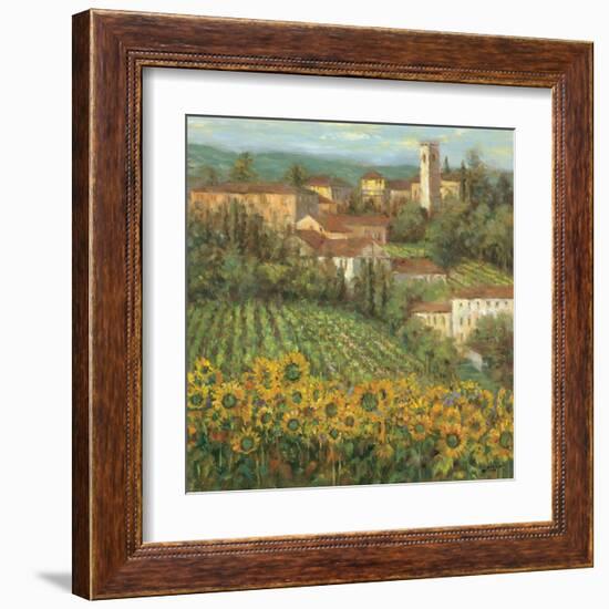 Provencal Village IV-Michael Longo-Framed Art Print