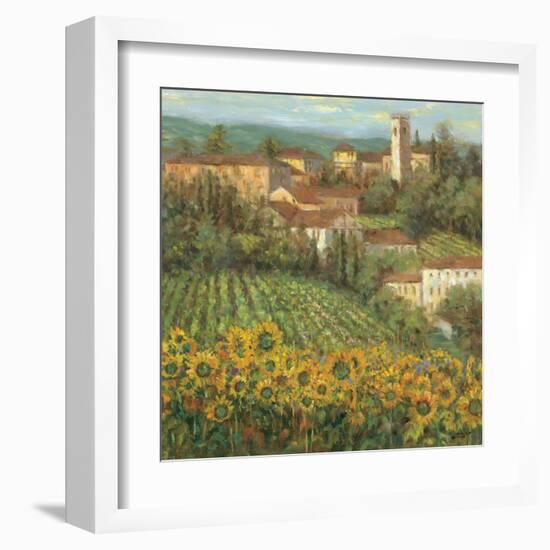 Provencal Village IV-Michael Longo-Framed Art Print