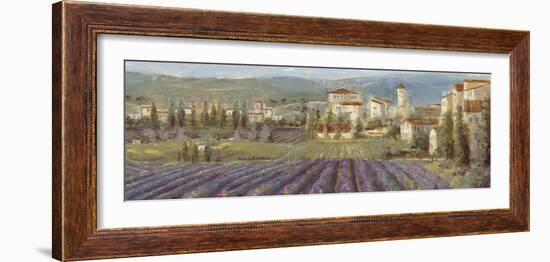 Provencal Village - Landscape-Longo-Framed Giclee Print