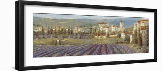 Provencal Village - Landscape-Longo-Framed Giclee Print