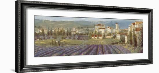 Provencal Village - Landscape-Longo-Framed Giclee Print