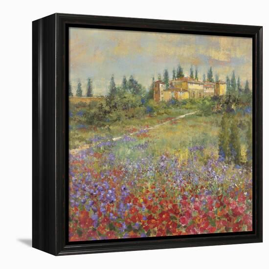 Provencal Village XI-Longo-Framed Stretched Canvas