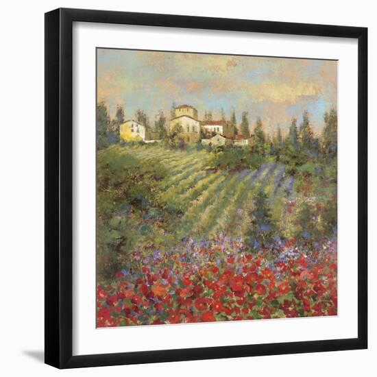 Provencal Village XII-Longo-Framed Giclee Print