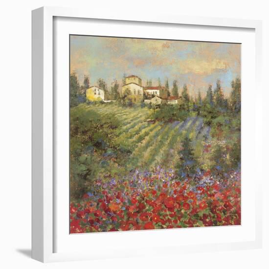 Provencal Village XII-Longo-Framed Giclee Print