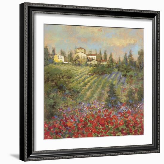 Provencal Village XII-Longo-Framed Giclee Print