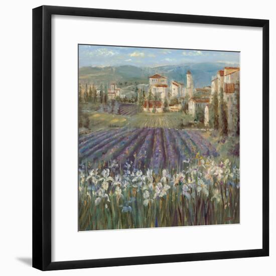 Provencal Village-Michael Longo-Framed Premium Giclee Print