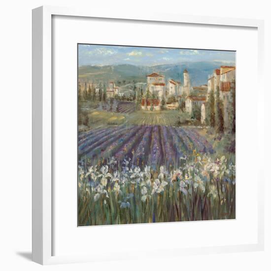 Provencal Village-Michael Longo-Framed Premium Giclee Print