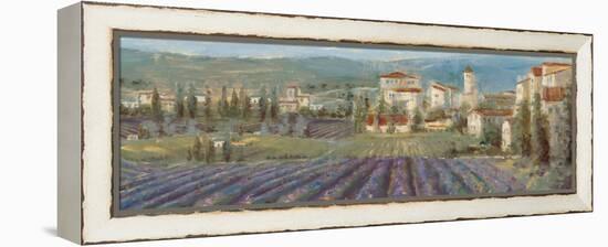 Provencal Village-Michael Longo-Framed Stretched Canvas