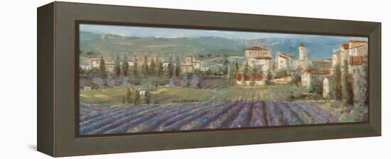 Provencal Village-Michael Longo-Framed Stretched Canvas