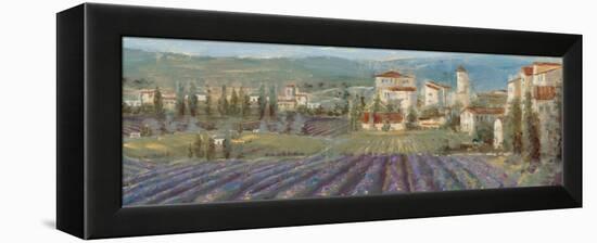 Provencal Village-Michael Longo-Framed Stretched Canvas