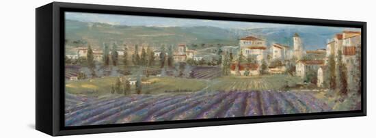 Provencal Village-Michael Longo-Framed Stretched Canvas