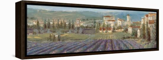 Provencal Village-Michael Longo-Framed Stretched Canvas