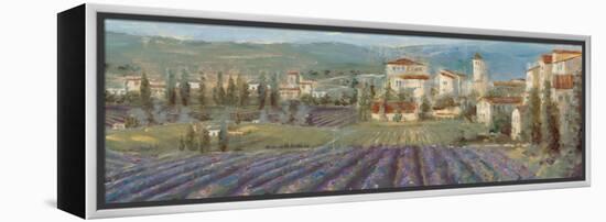 Provencal Village-Michael Longo-Framed Stretched Canvas