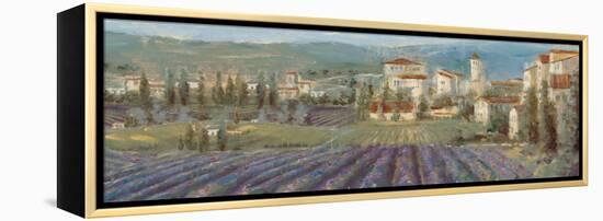 Provencal Village-Michael Longo-Framed Stretched Canvas