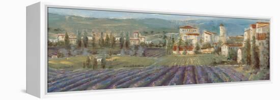 Provencal Village-Michael Longo-Framed Stretched Canvas