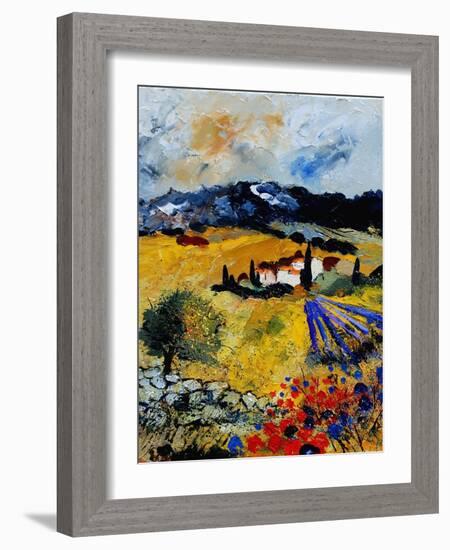 Provence 0707-Pol Ledent-Framed Art Print