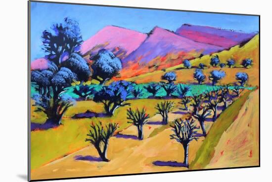 Provence, 2021 (acrylic on paper)-Paul Powis-Mounted Giclee Print