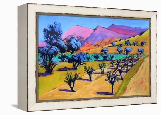 Provence, 2021 (acrylic on paper)-Paul Powis-Framed Premier Image Canvas