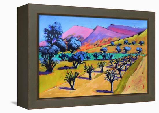 Provence, 2021 (acrylic on paper)-Paul Powis-Framed Premier Image Canvas