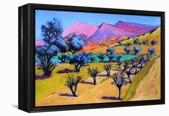 Provence, 2021 (acrylic on paper)-Paul Powis-Framed Premier Image Canvas