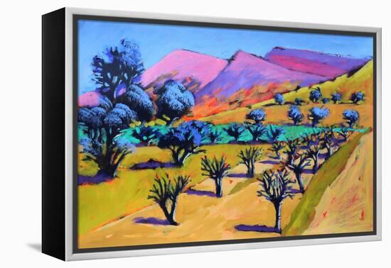 Provence, 2021 (acrylic on paper)-Paul Powis-Framed Premier Image Canvas