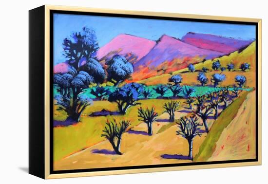 Provence, 2021 (acrylic on paper)-Paul Powis-Framed Premier Image Canvas