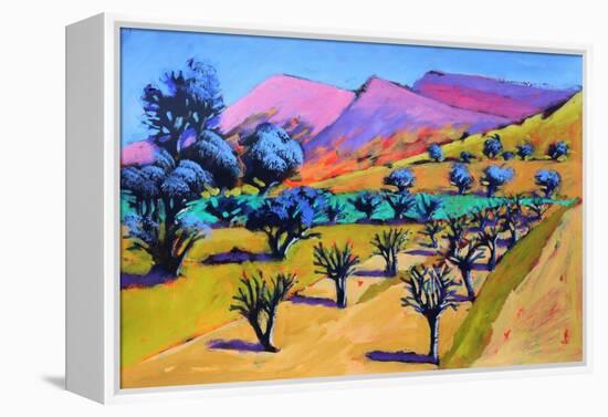 Provence, 2021 (acrylic on paper)-Paul Powis-Framed Premier Image Canvas