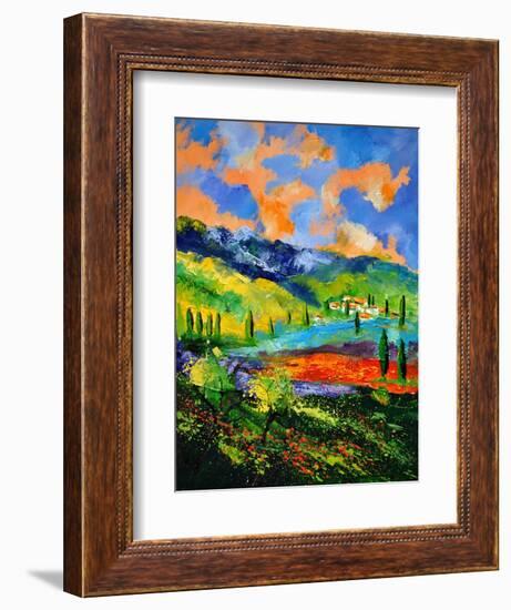 Provence 454190-Pol Ledent-Framed Premium Giclee Print