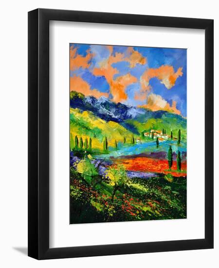 Provence 454190-Pol Ledent-Framed Premium Giclee Print