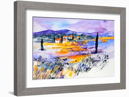 Provence 5170 Watercolor-Pol Ledent-Framed Art Print